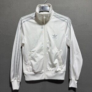 Adidas Originals Track Jacket Womens Embroidered Trefoil Size Medium